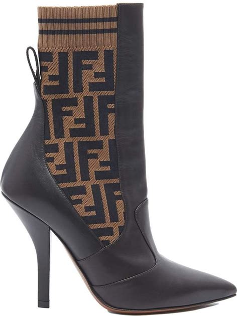 fendi womans boots|Fendi high heel boots.